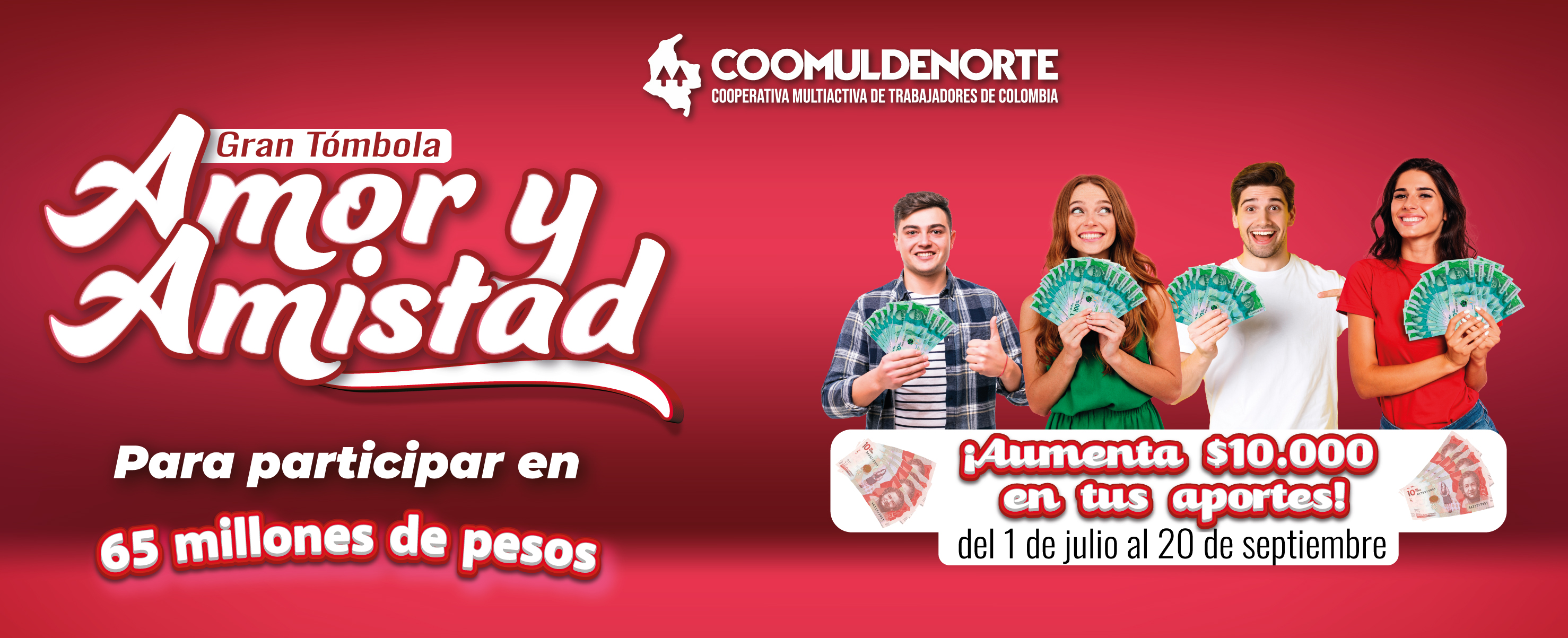 &iexcl;Participa en la Gran T&oacute;mbola Amor y Amistad 2025 de Coomuldenorte!